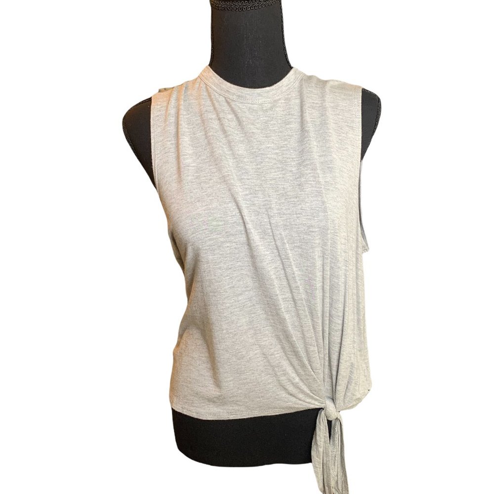 Women's Gray Tied Shirt